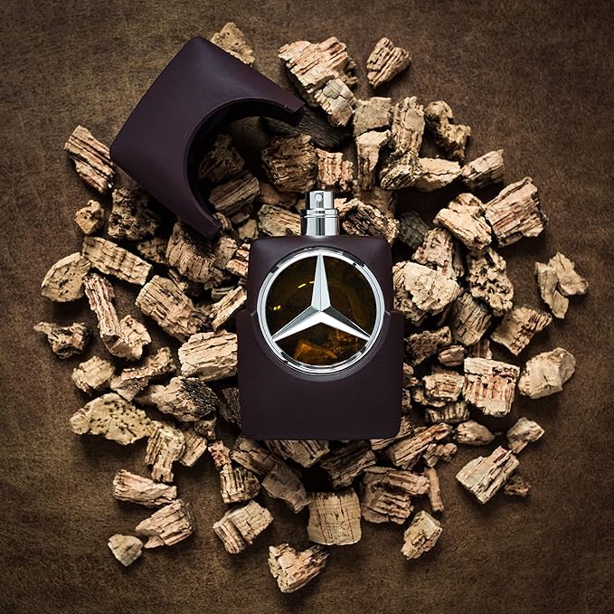 Mercedes Benz Man Private - Amber Woody Eau de Parfum - Mens Cologne Gift for Men - Long-Lasting Scent with Patchouli and Cedar - 3.4 oz EDP Spray
