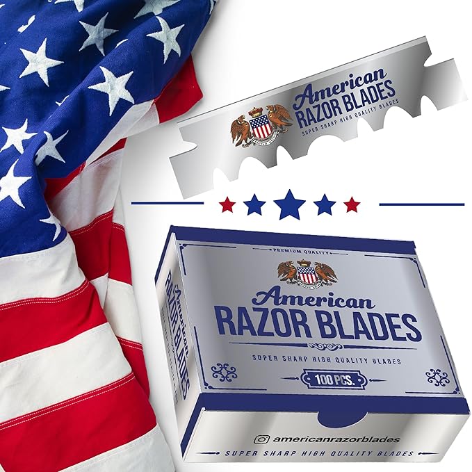 American Razor Blades from The Shave Factory - Single Edge Razor Blades (10)
