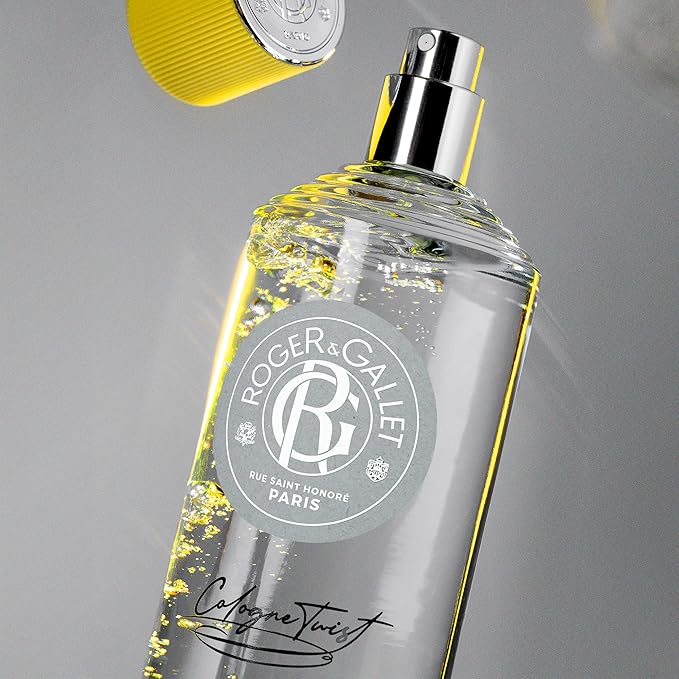ROGER & GALLET | Cologne Twist Eau de Cologne for Men | Fresh Citrus & Aromatic Herbal Scented Mens Cologne (3.3 oz)