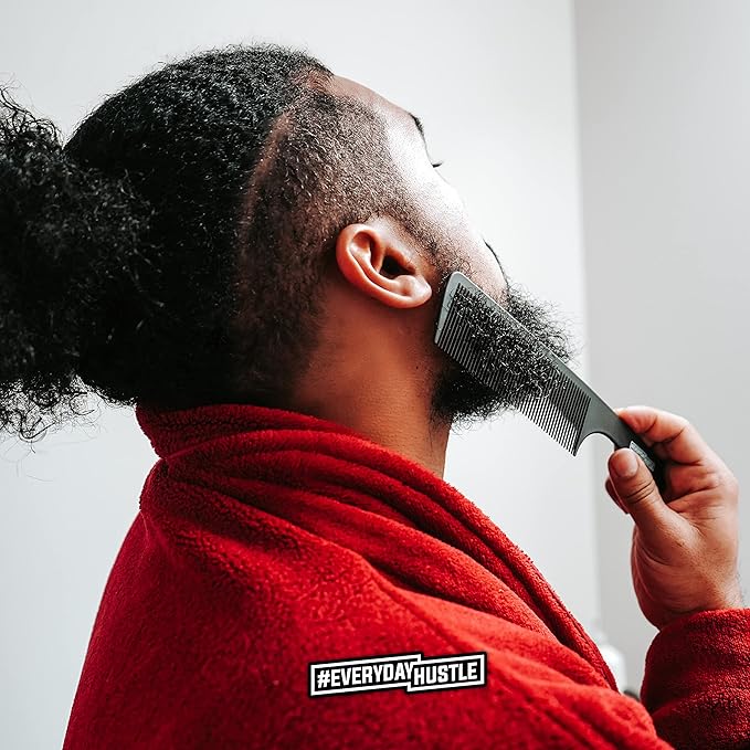 EverydayHustle Beard Comb for Men, 9 inch Beard Comb For Precise Beard Care And Control, Chicago Comb Style Alternative For Barbers And At Home Grooming