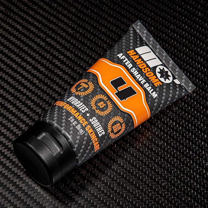 Mo' Handsome After Shave Balm for Men – Soothing & Hydrating Aloe Vera – Reduces Redness, Itching & Irritation – Repairs & Protects Skin