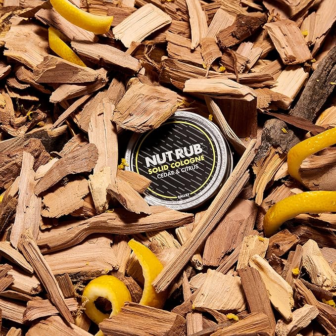 Ballsy Body & Groin Rub, Cologne for Everywhere, with Beeswax, Coconut and Sunflower Seed Oil, Citrus and Cedar .85 oz