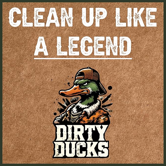 Dirty Duck Wipes – Flushable Body & Face Cleansing Wipes for Men and Women – Biodegradable, Alcohol-Free, Travel-Ready, 3 Pack (50 Count Each)