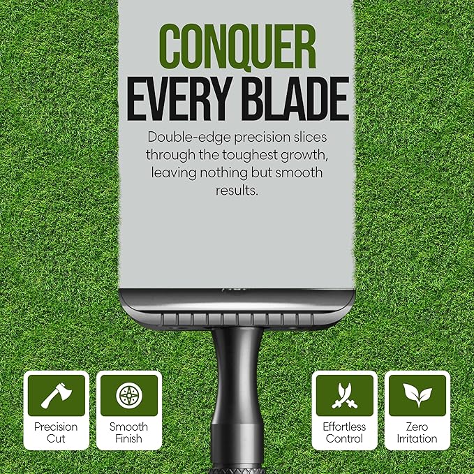 The Beard Struggle SEAX® Double Edge Safety Face Razor for Men with Premium Brass Stand