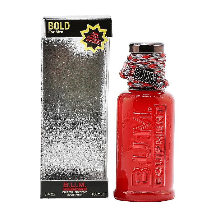 BUM EQUIPMENT Eau de Toilette Spray For Men, Bold, 3.4 Fl Oz