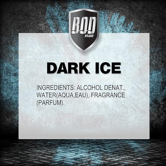 BOD man Fragrance Body Spray, Dark Ice, 8 fl oz