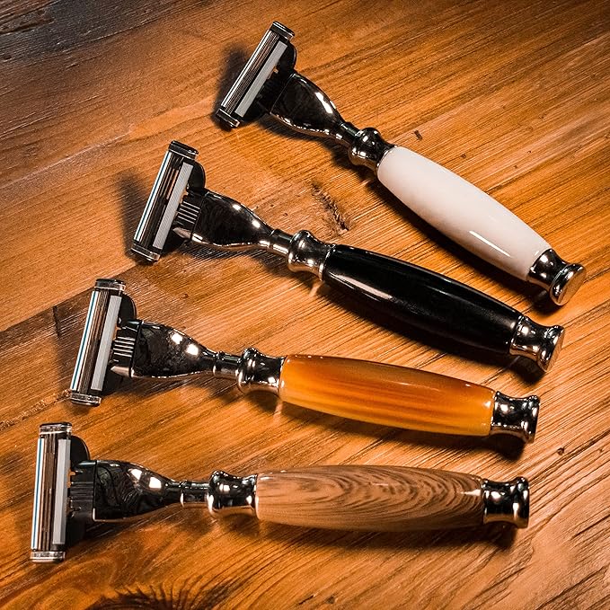 Union Razors SS3RZ Razor with Black Wood Handle (Pack of 2)